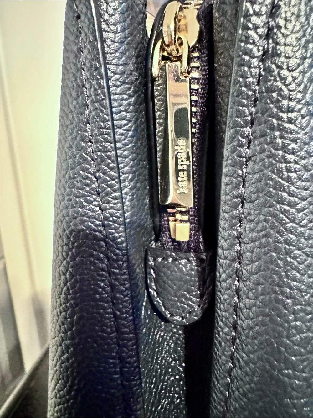 NWOT Kate Spade Margaux Jeweled Large Satchel Blazer Blue W/ Dust Bag